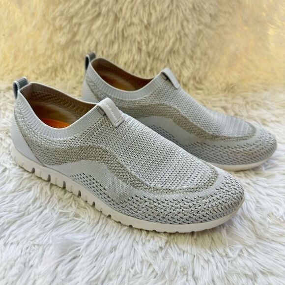 Cole Haan Zerogrand Beyond Loafer Grey Stitchlite Slip-On Womens Size 8.5B - Picture 2 of 8